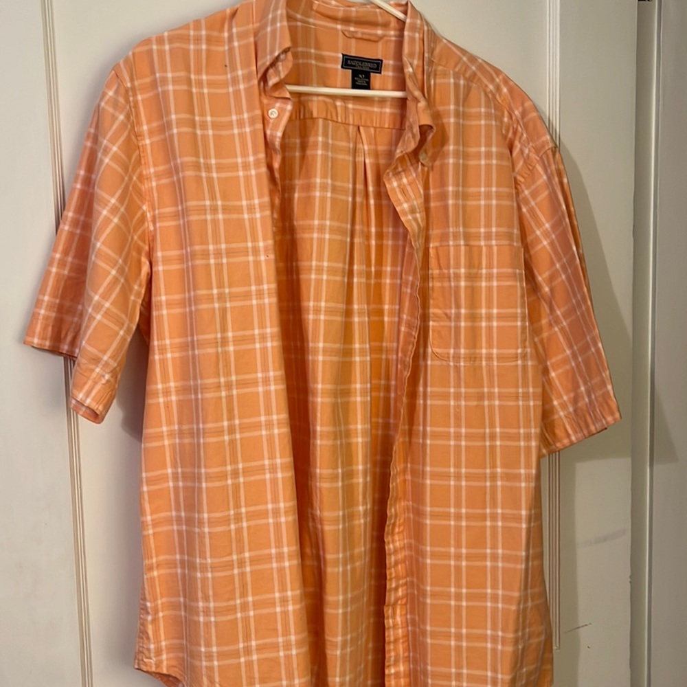Vintage Short Sleeve Plaid Shirt